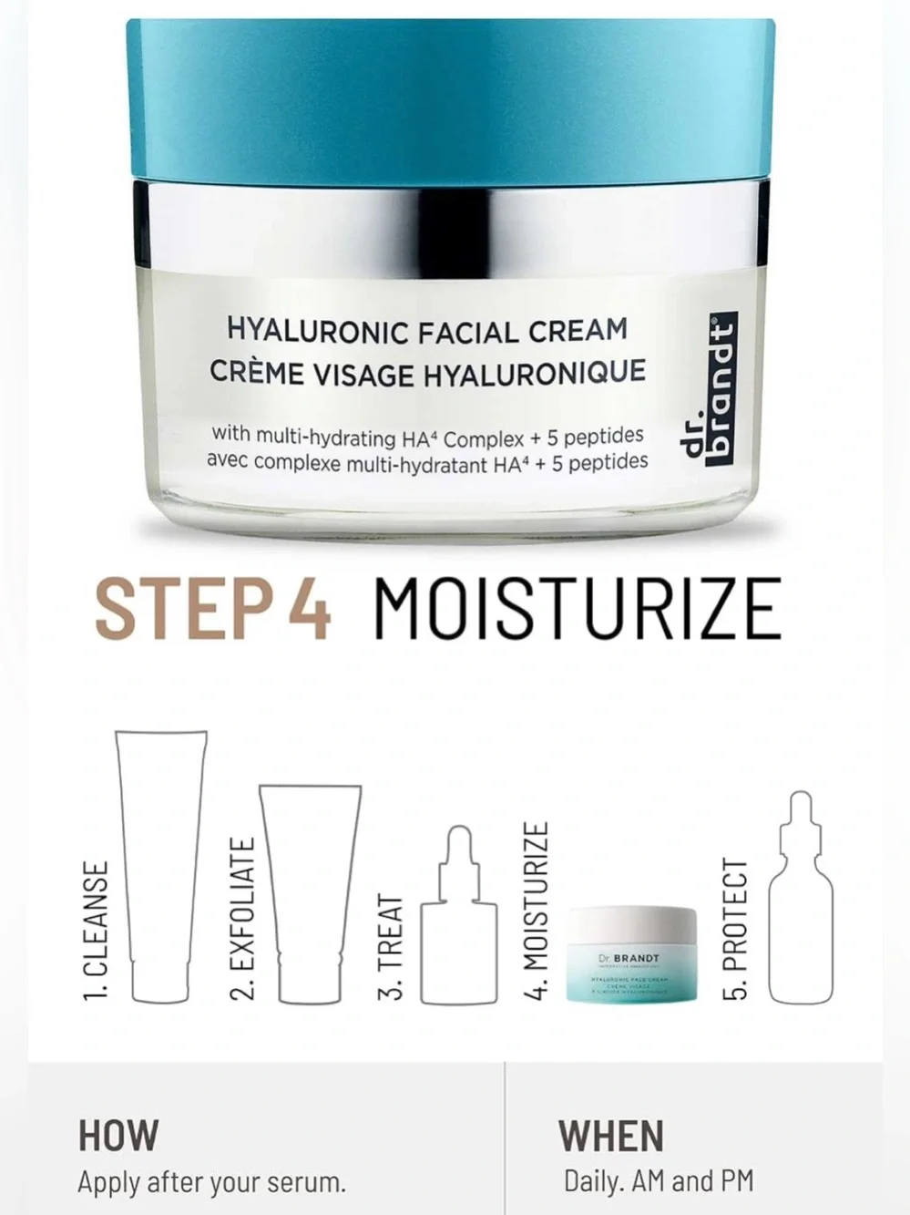 DR. BRANDT HYALURONIC FACIAL CREAM 50 g / 1.7 oz NIB
